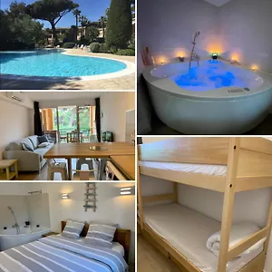 La Badine 5p Piscine Clim Jacuzzi Parc Luxuriant Aparthotel